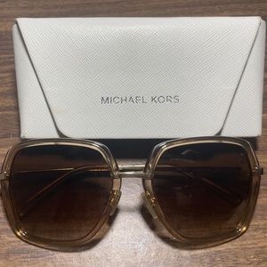 Michael Kors Large Frame Sunglasses - Brown